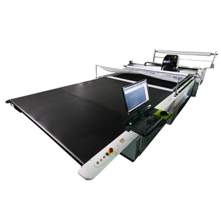 Automatic cnc vibrating knife multi layers fabric cutting machine