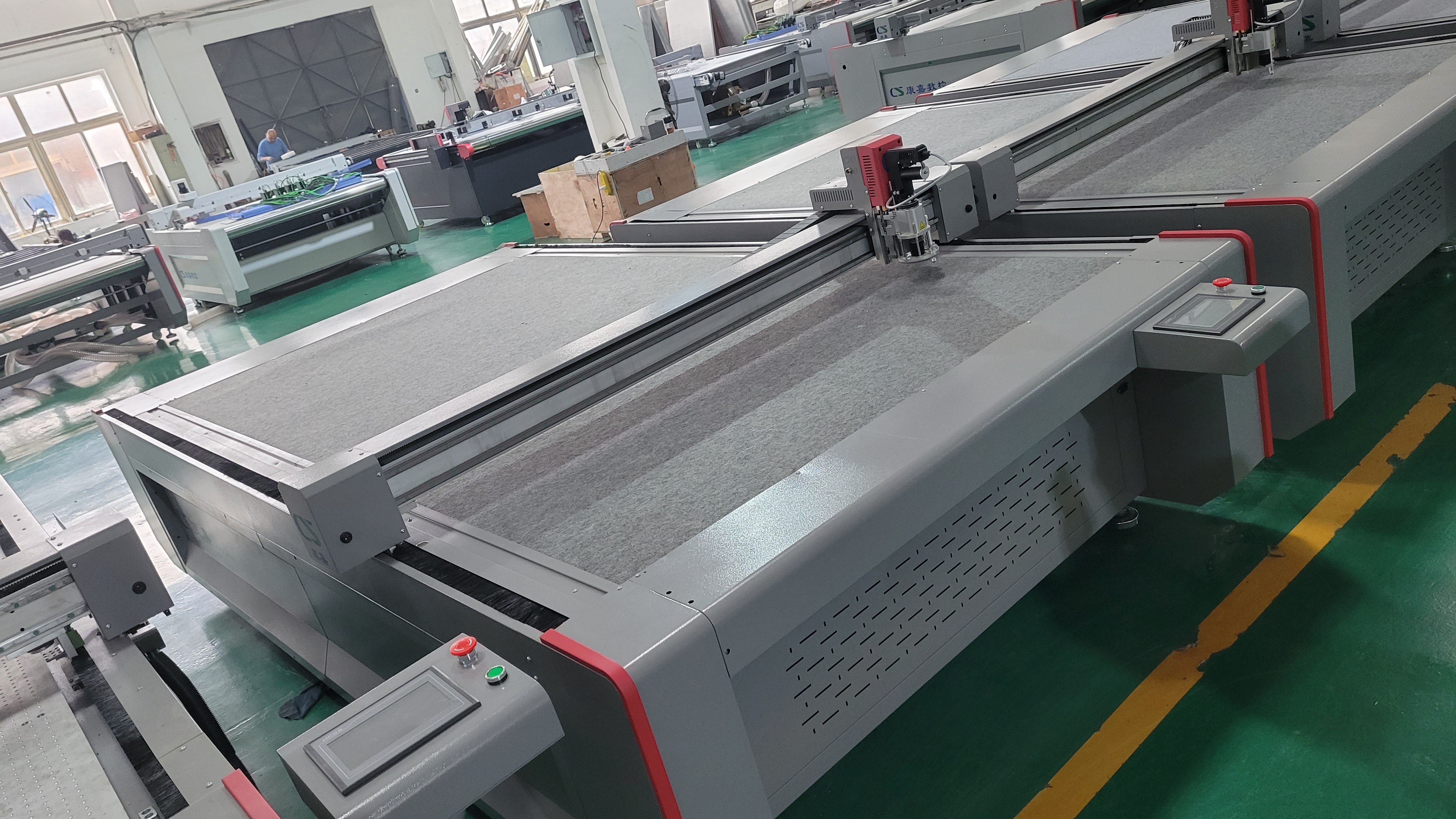 Gasket Material Cnc Penumatic vibrating Knife Cutting Machine