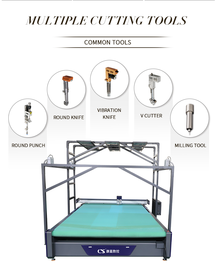 CCD oscillating knife cutting machine