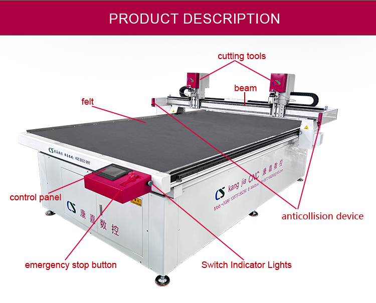 double head vibrating knife cutting machine